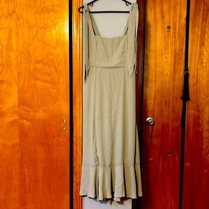 Sage green bridesmaid/wedding guest dress